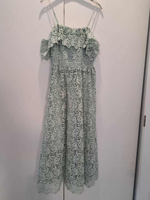H&M миди рокля дантела р-р ХС