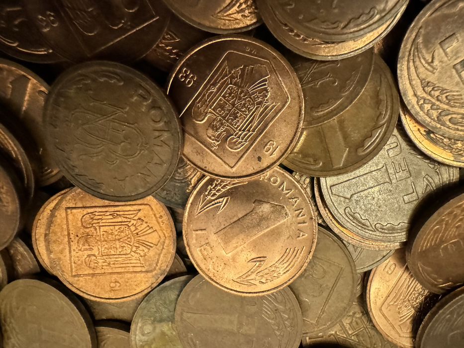 Lot monezi vechi 1 Leu pentru colectionari