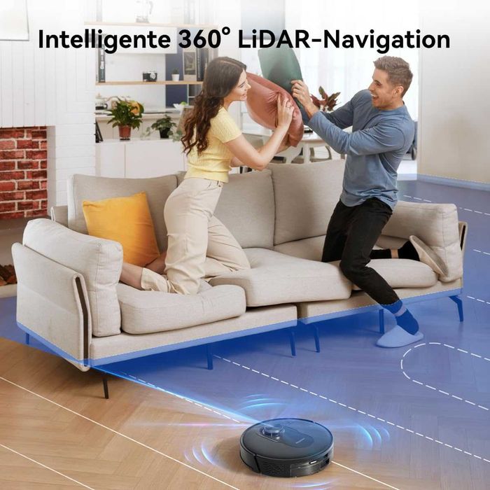 Прахосмукачка робот Proscenic Q8 Max със самоизпразваща се станция