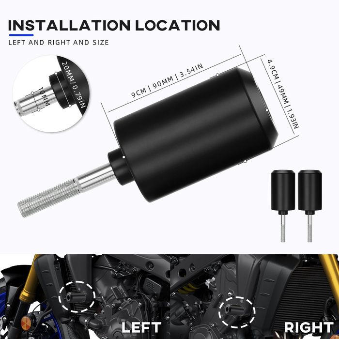 Краш тапи за Yamaha MT 09 Tracer