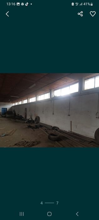 Vand hala de 300 m Bacia toate utilitatile