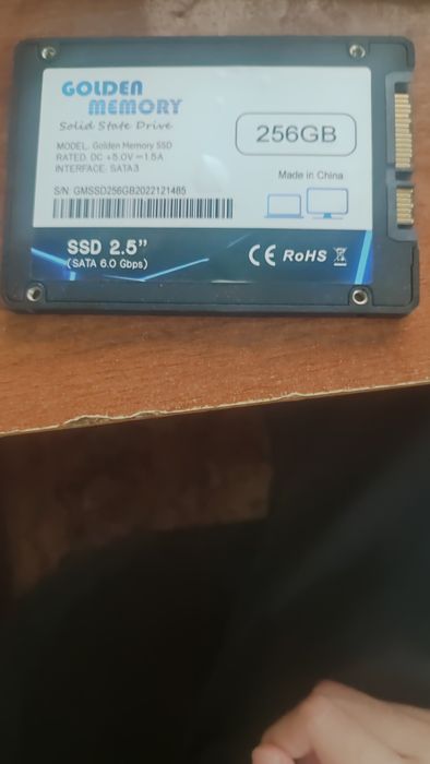 Ssd sata golden memory 256gb