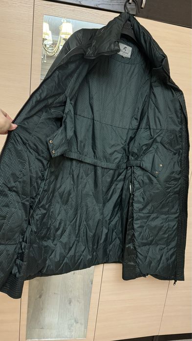 Зимний пуховик длинный