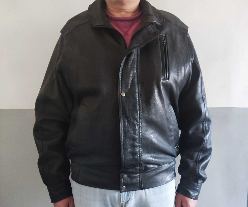 Кожено яке от здрава естествена кожа