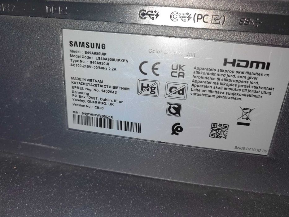 Монитор Samsung LS49A850UP
