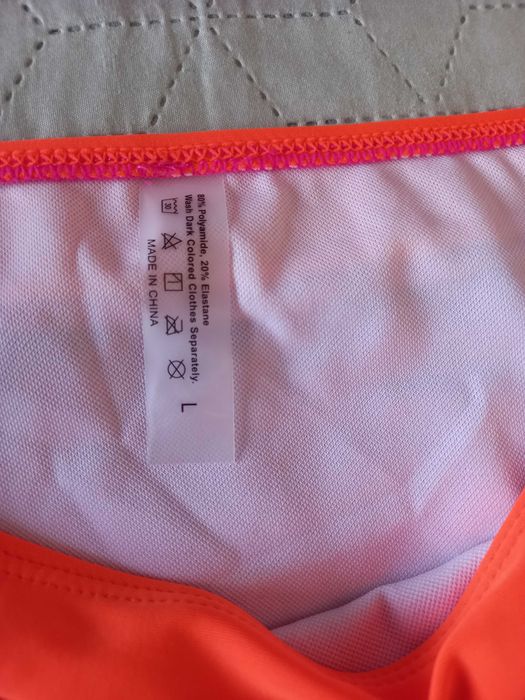 Бански Shein/ярко розов/размер L