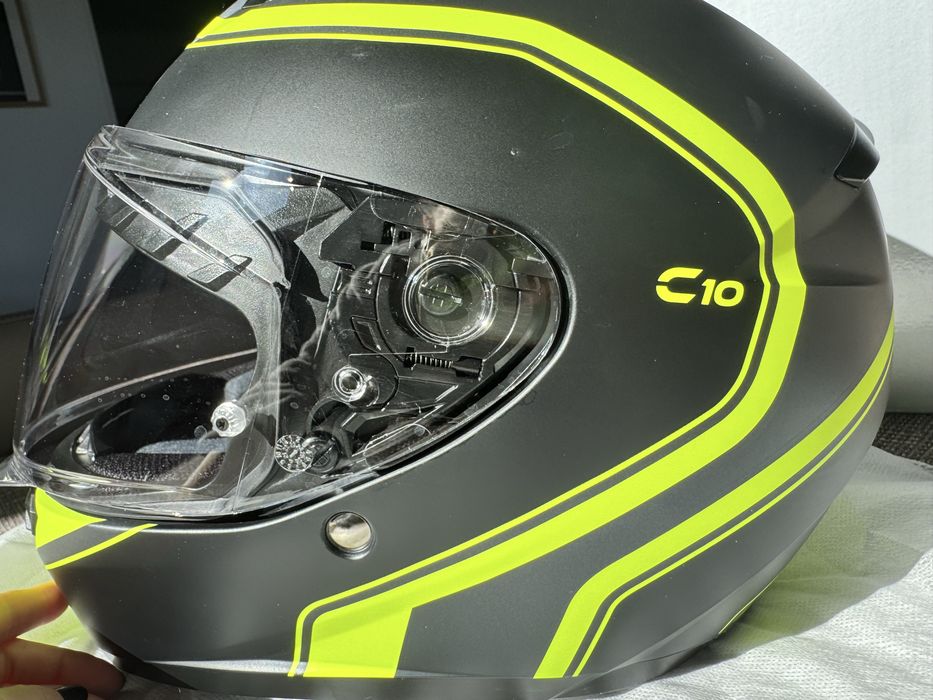 Casca moto HCJ Ellie C10 / hi-viz / marime S