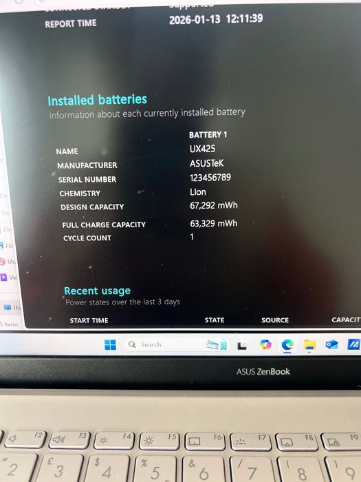 ASUS ZenBook 14 i7 / Baterie nouă / ScreenPad / 1.13 kg – Premium