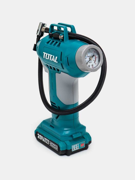 Литий-ионный автоматический воздушный компрессор TOTAL TACLI20011