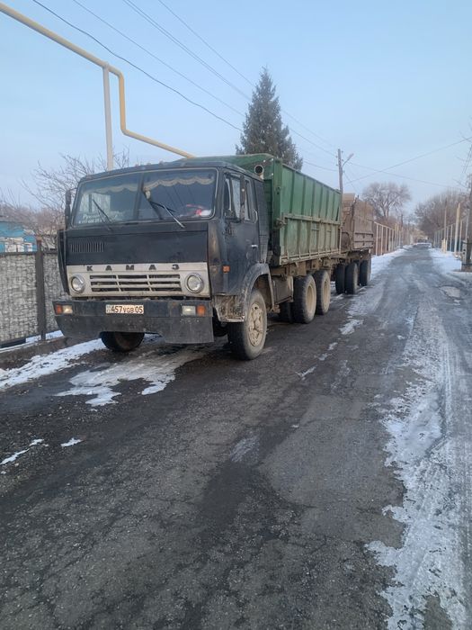Камаз с прицепом