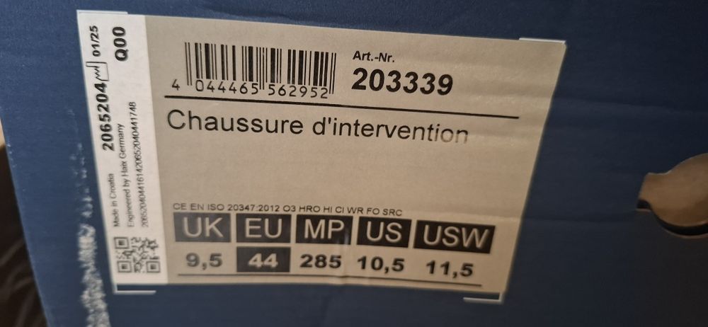 Haix GSG9-X  за полицаи, военни размер 45, 44, 43, 39 и 38