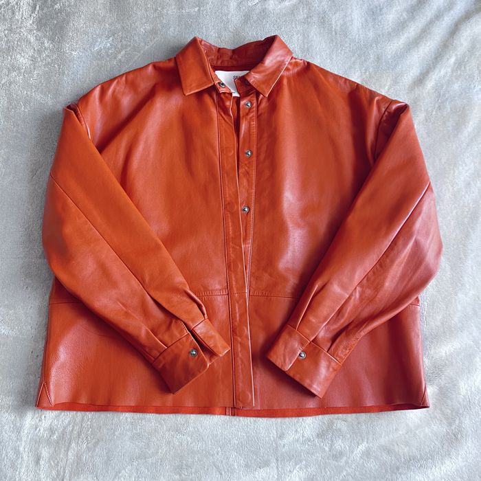 Дамска риза от естествена кожа