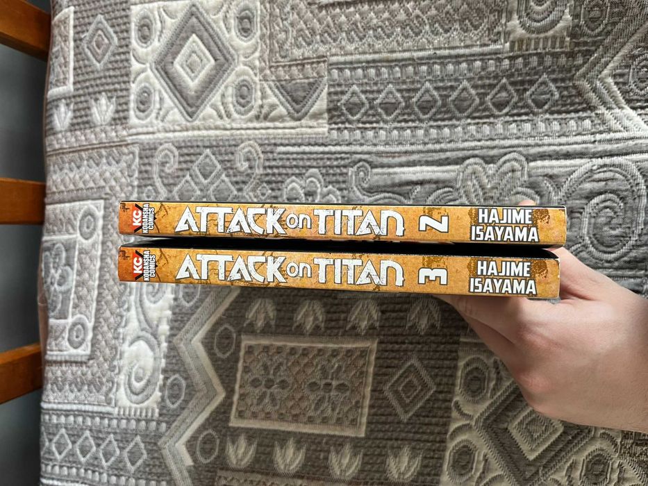 Манги Attack on Titan (Shingeki no Kyojin) – Vol. 2 и 3