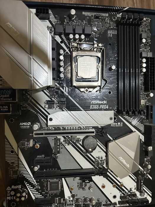 Kit placa de baza(b365 pro 4)+cpu(9400f) +o carcasa si cooler after