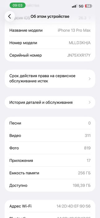 Айфон 13про макс 256гб