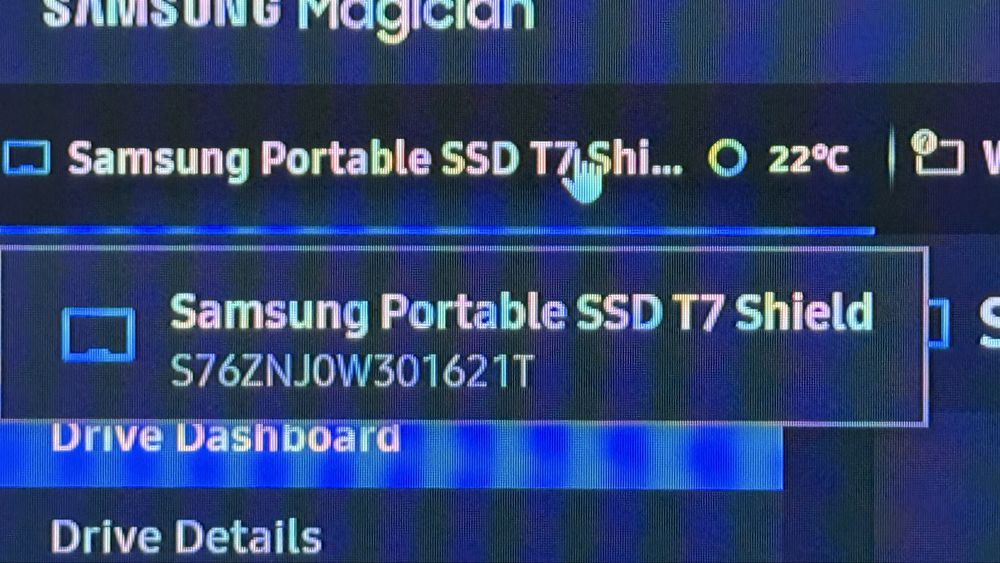 SSD Samsung t7 shield 4tb
