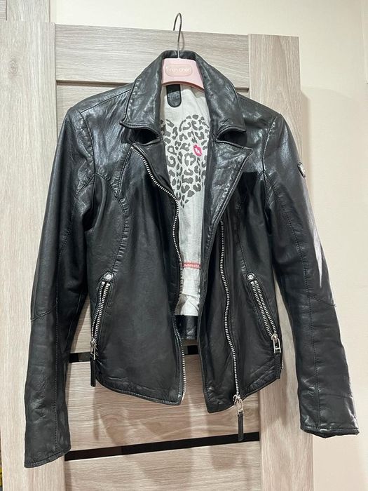 Натуральная кожаная куртка