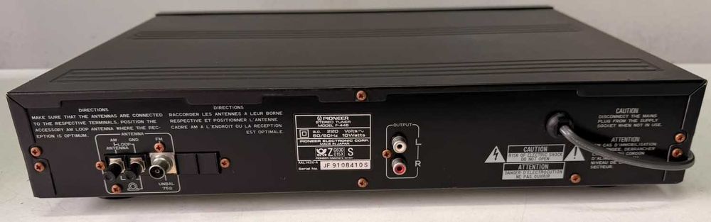 Pioneer F-445 – Tuner Radio Digital  – Made in Japan pt Amplificator A 229