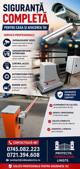 Instalare bariere auto și automatizări porți | Montaj • Service • Mentenanță - montaj bariere auto, motor culisant, automatizare poarta batanta