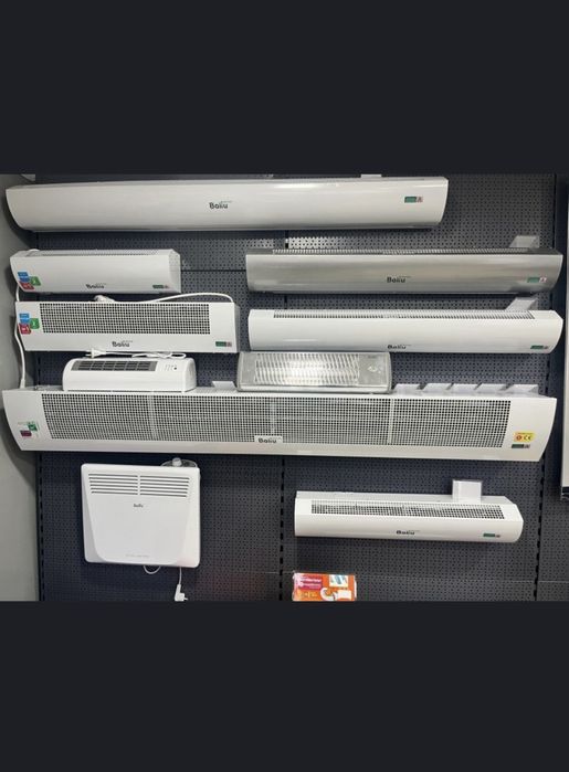 Продажа тепловых завес. Новые