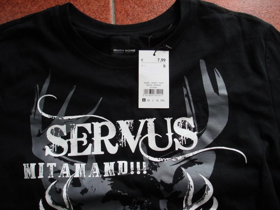 Tricou nou alb sau bleumarin