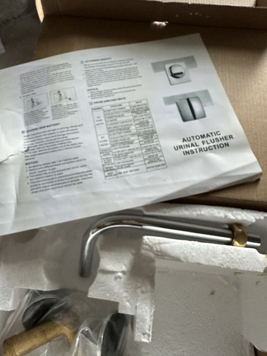 Robinet pisoar Kroner cu fotocelulă – incomplet