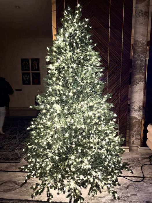 Новогоднее оформление! Зимнее украшение. Свет, иллюминация.