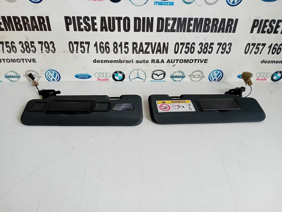 Parasolare Parasolar Stanga Dreapta Alfa Romeo Stelvio Quadrifoglio Negre An 2017-2022
