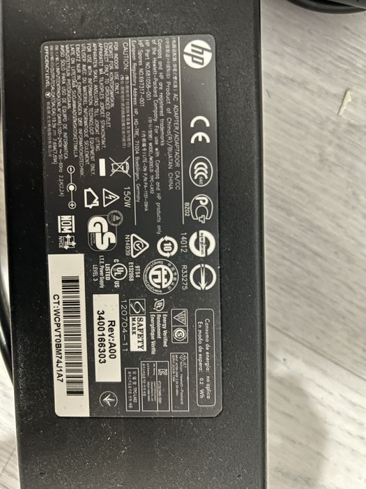 Блок питания от моноблока HP Pro 3420 aio pc