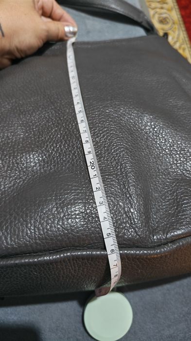 Geantă din piele naturală Santini