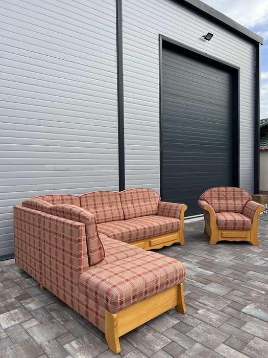 Coltar Living ~ Sufragerie Lemn Masiv Rustic