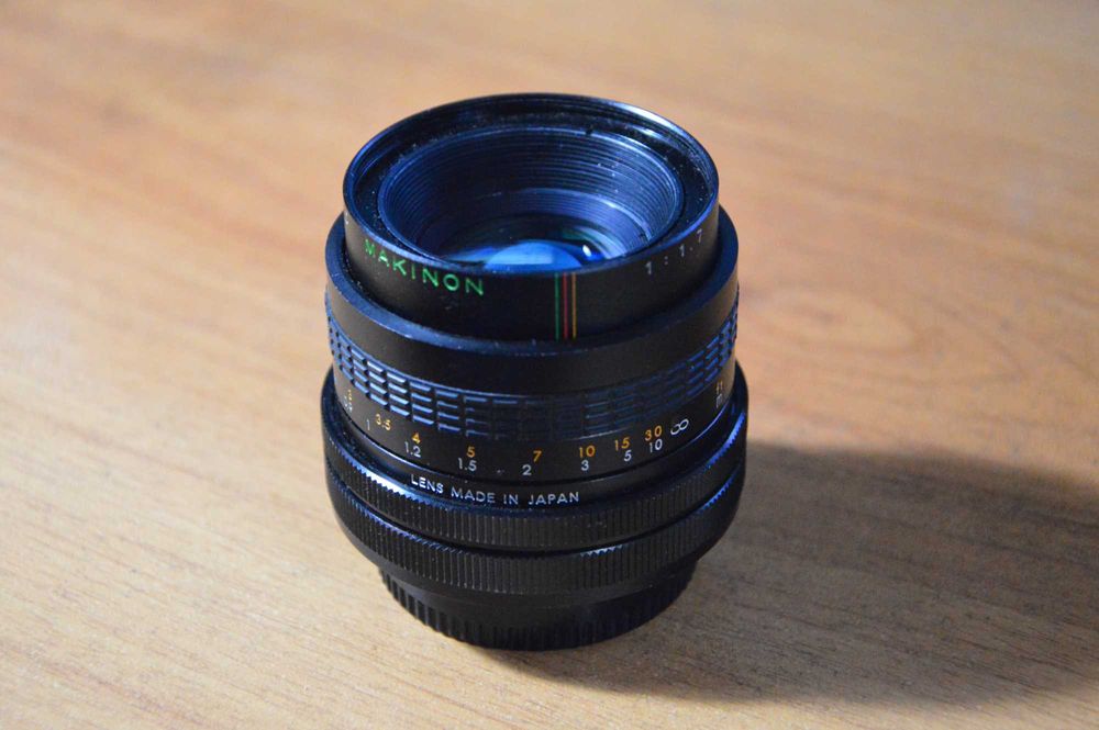 Объектив "Makinon", 50 мм, байонет Кенон