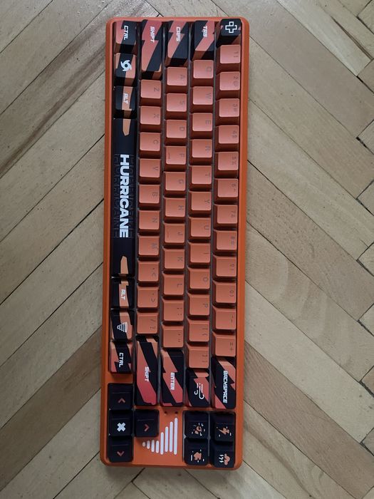 tastatura mecanica hurricane qwerty key 65 full rgb