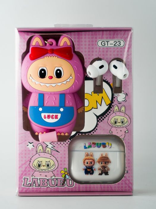 Labubu наушники + игрушка — для подарки. Sifati zor, Sovga uchun
