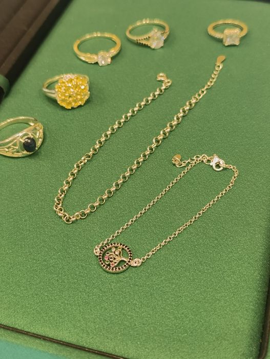 Серебряные кольца и браслеты, проба 925, вес разные, размер разные,