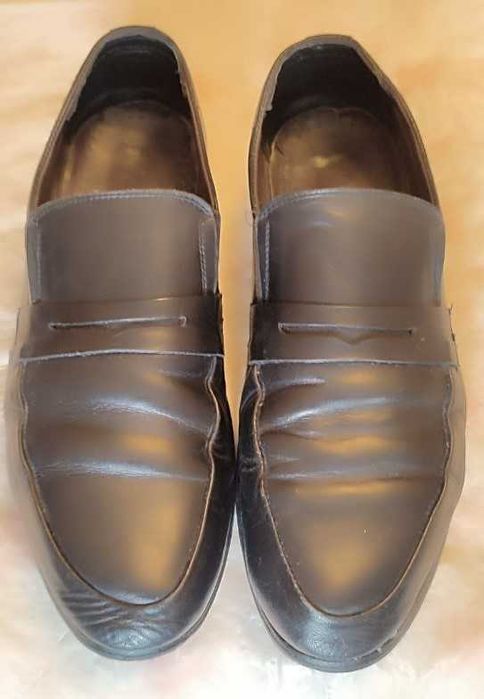 Классические кожаные мужские туфли, размер 42