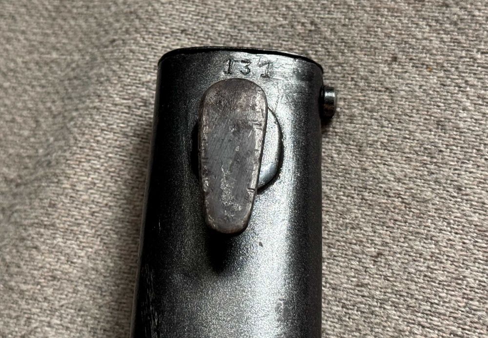 Baionetă Germană Kar98k S84/98 III WW2 Originală cu Teacă Solingen