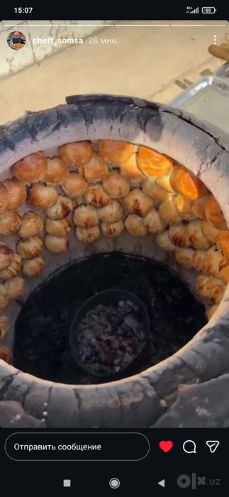 CHEF_SOMSA — Issiq va Mazali Tandir Somsalari! (Dostavka Bepul)