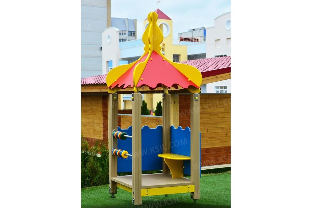 Домики Беседки KSIL Детские площадки Качели Горки Болалар майдончаси
