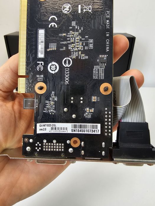 Placa video- Nvidia GIGABYTE GeForce GT 710 - produs nou
