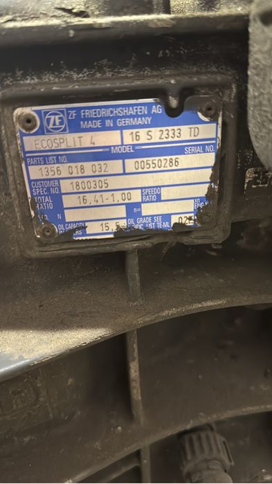 Коробка КПП ZF16 Daf