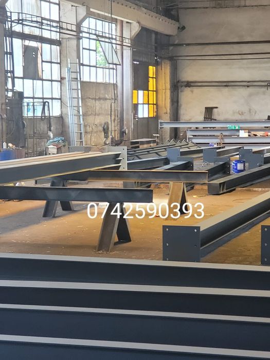 Vand hale structura hala metalică 15x40si 12x30h4