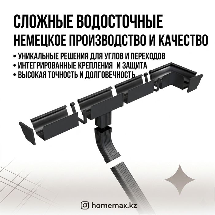 Кровля из металлочерепицы и ремонт крыши. Водосток.