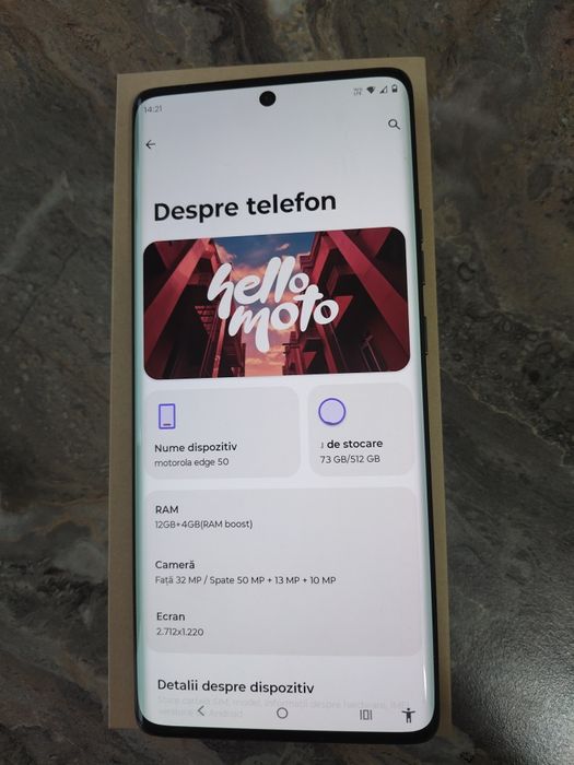 Telefon Motorola edge 50 FĂRĂ SCHUMBURI
