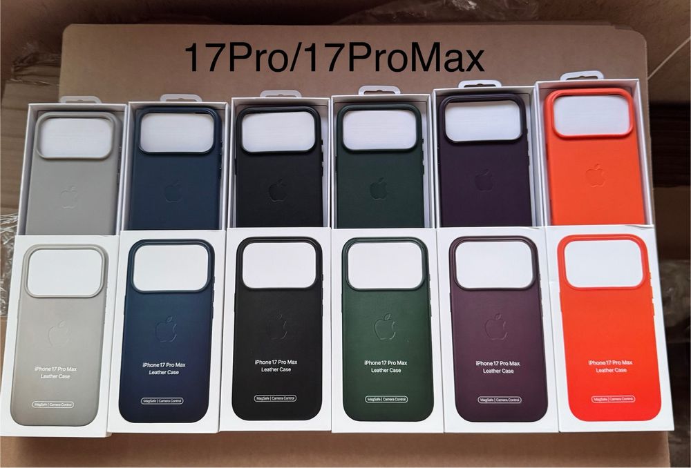 Huse Apple Silicone/TechWoven/Leather iPhone17/17Pro/17ProMax