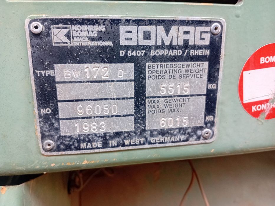 Cilindru compactor 6T BOMAG