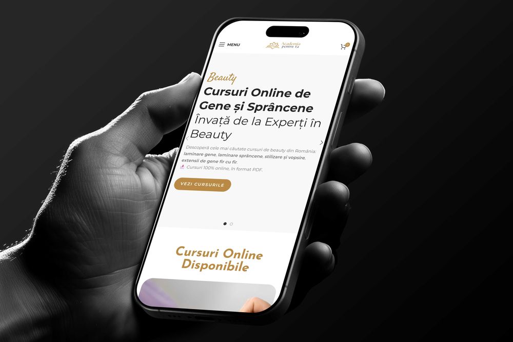 Creare Website Salon Cosmetică | Programări Zilnice Garantate