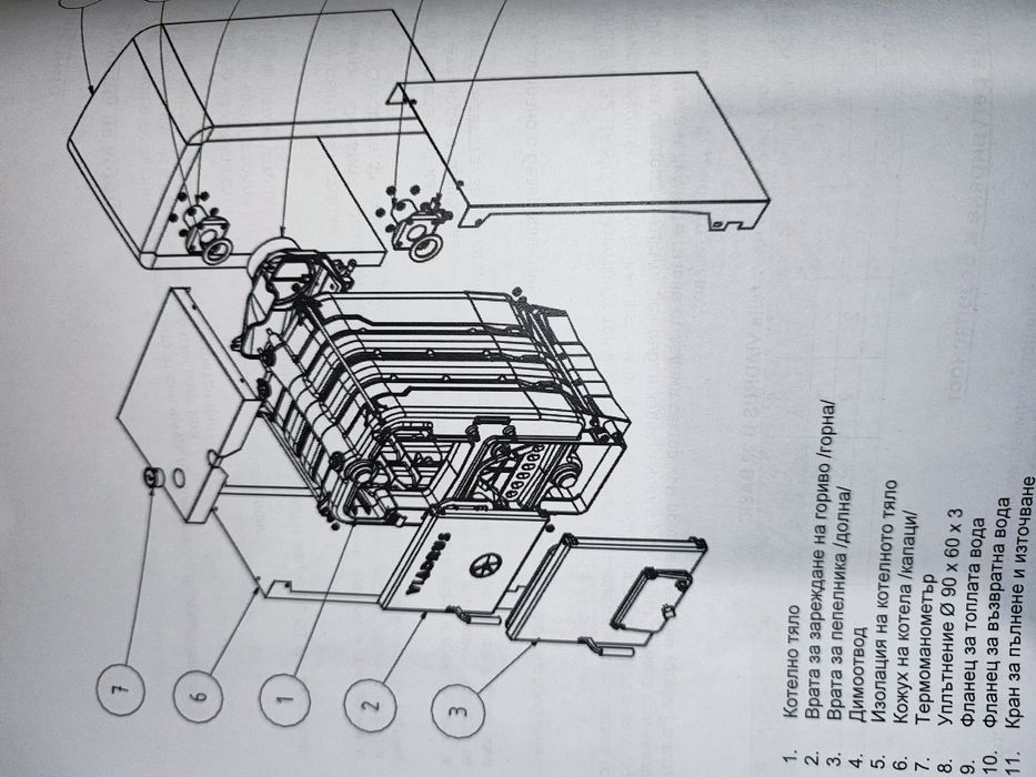 Котел Виадрус на твърдо гориво