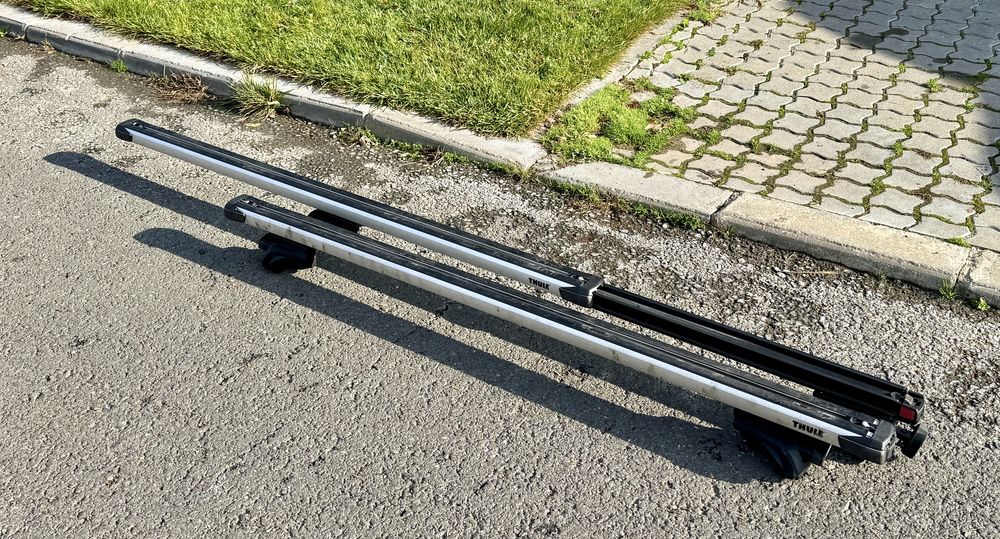 Thule slide bars, cu prindere, rabatabile