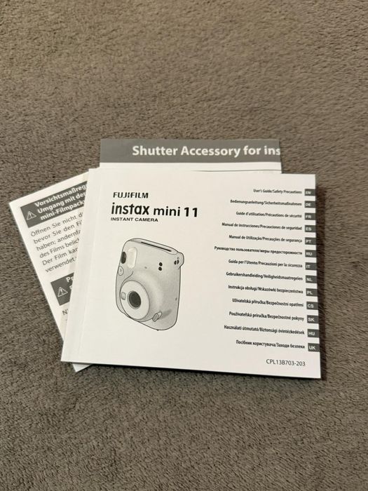 Instax mini 11 lilac-purple + калъф